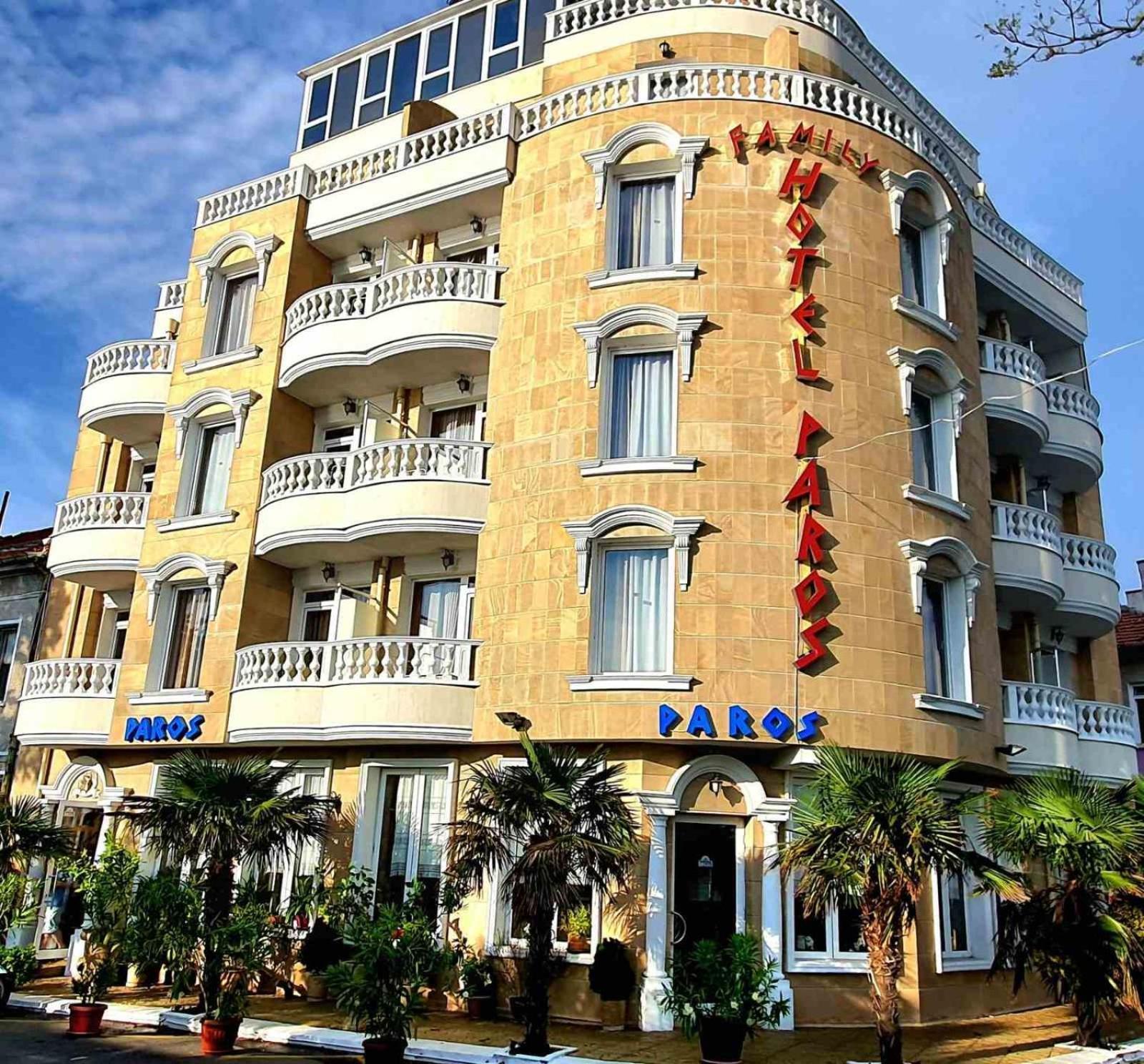 Hotel Paros Pomorie Buitenkant foto